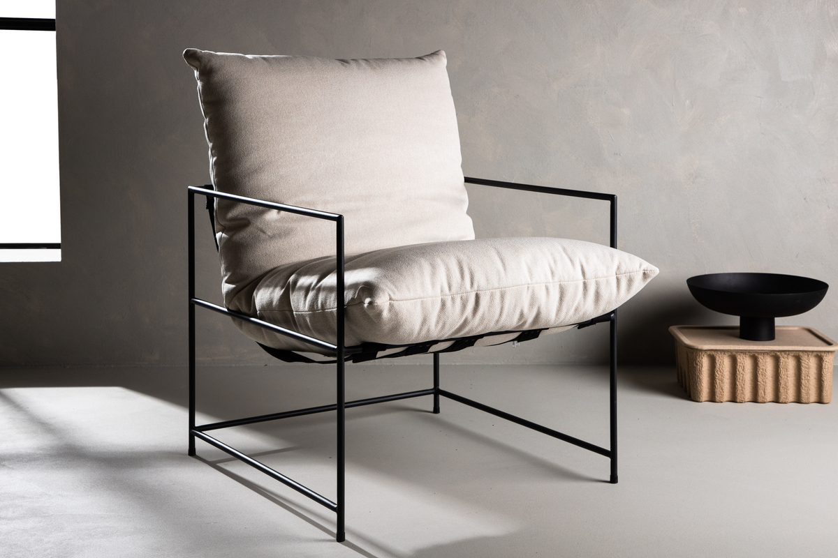 Fauteuil 'Birgit' - Beige