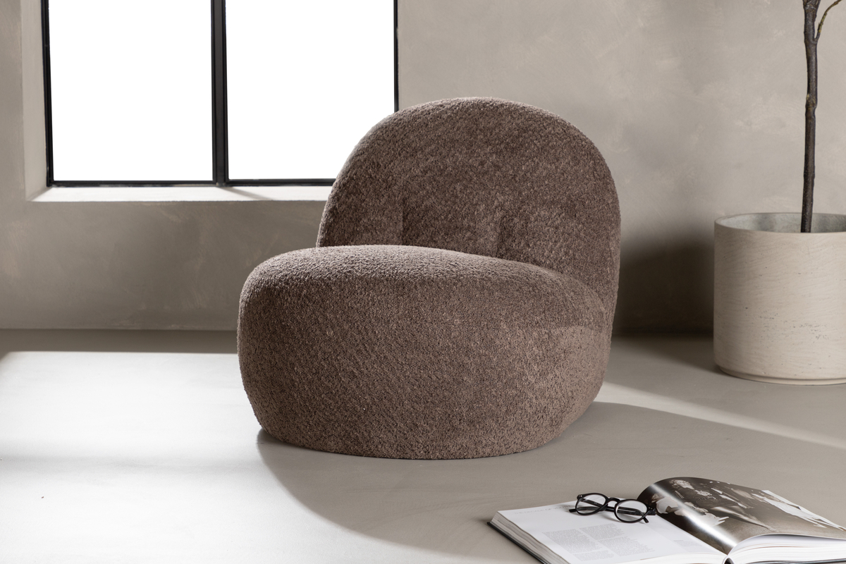 Fauteuil 'Askim' - Bruin