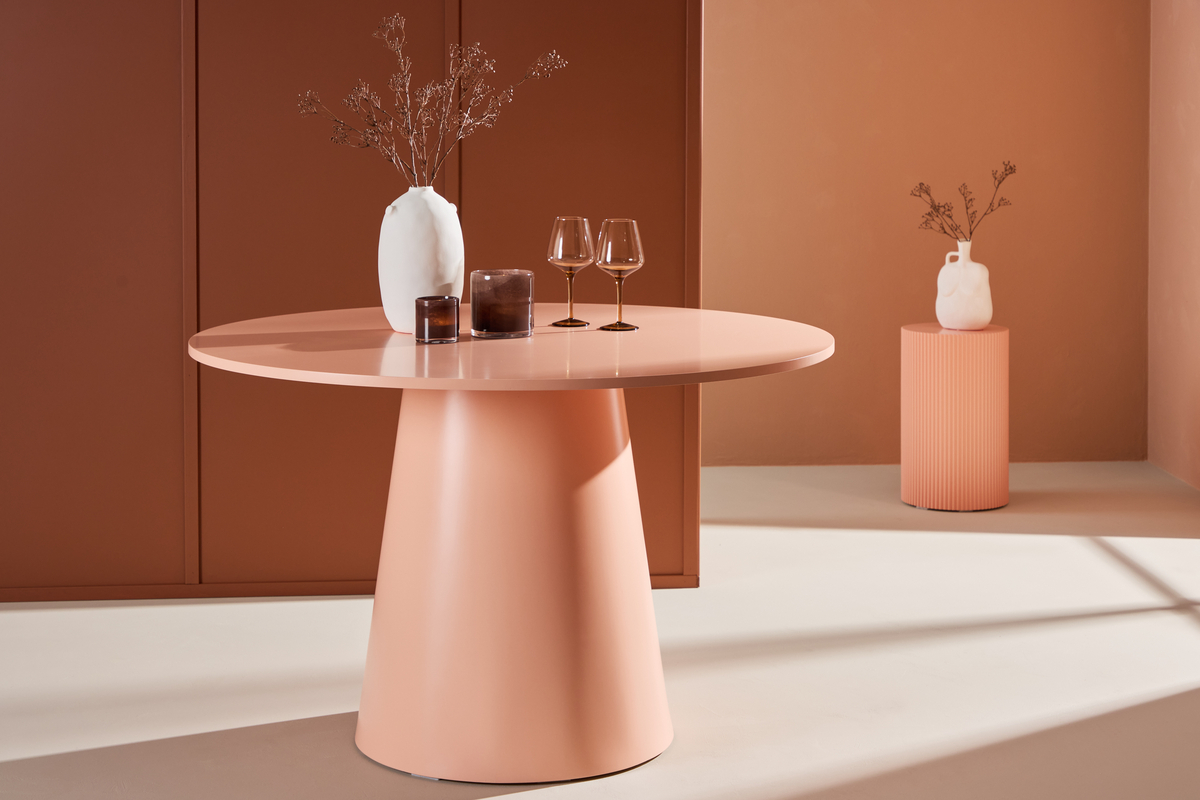 Eettafel 'Lanzo' 120x75cm - Perzik