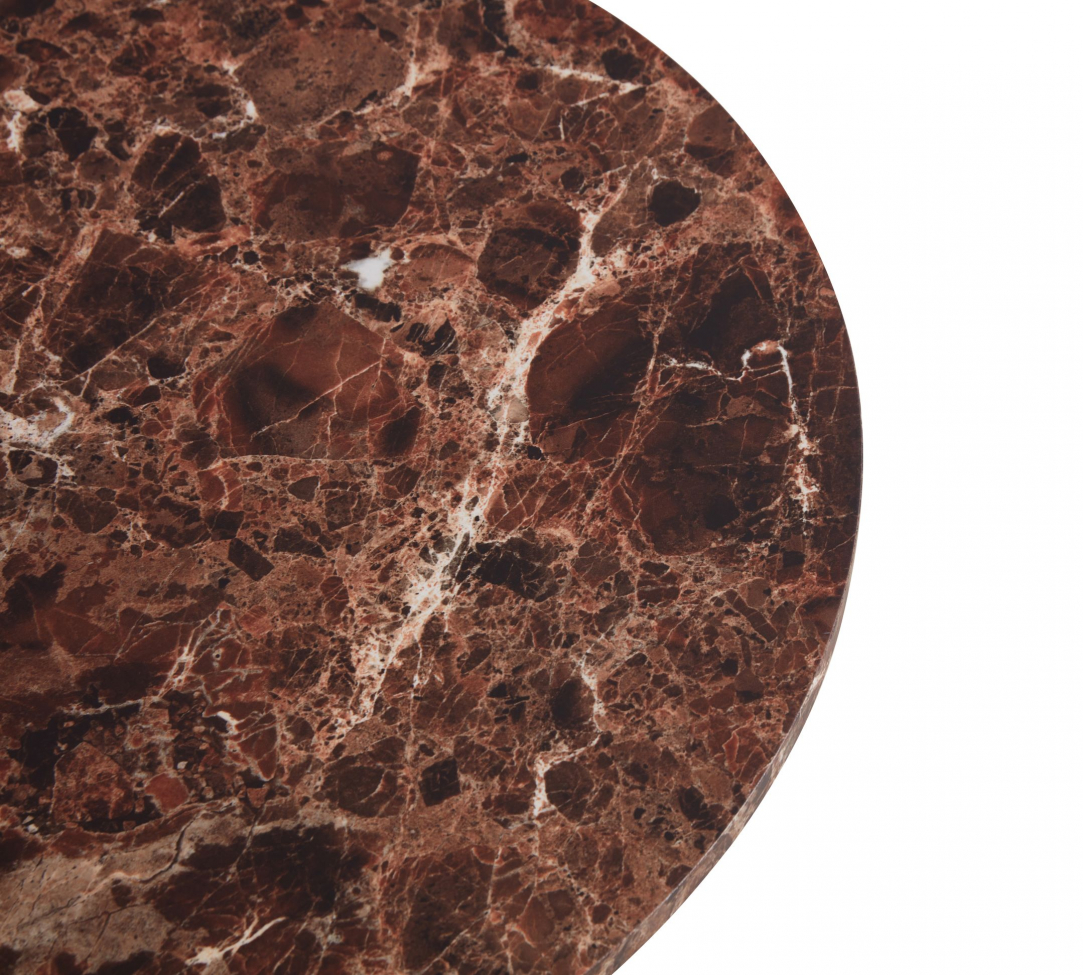 Salontafel 'Marble' S - Bruin