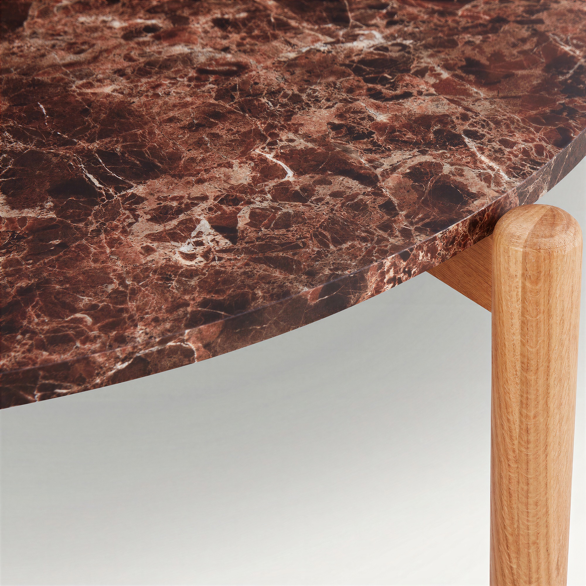 Salontafel 'Marble' S - Bruin