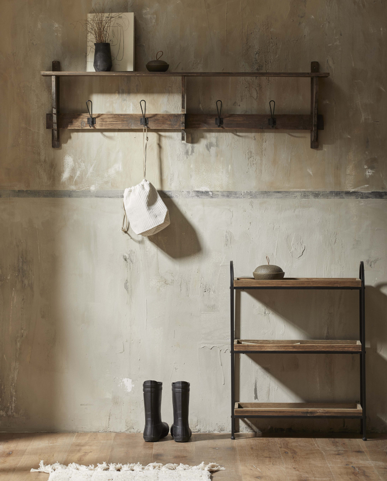 Plank 'Patna' - IJzer/Hout