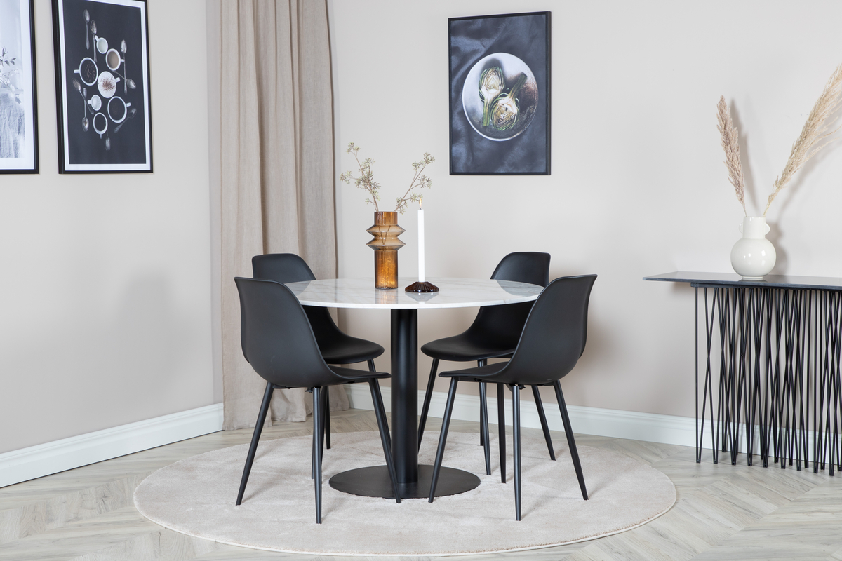 Eettafel 'Ebba' Rond 106cm - Wit