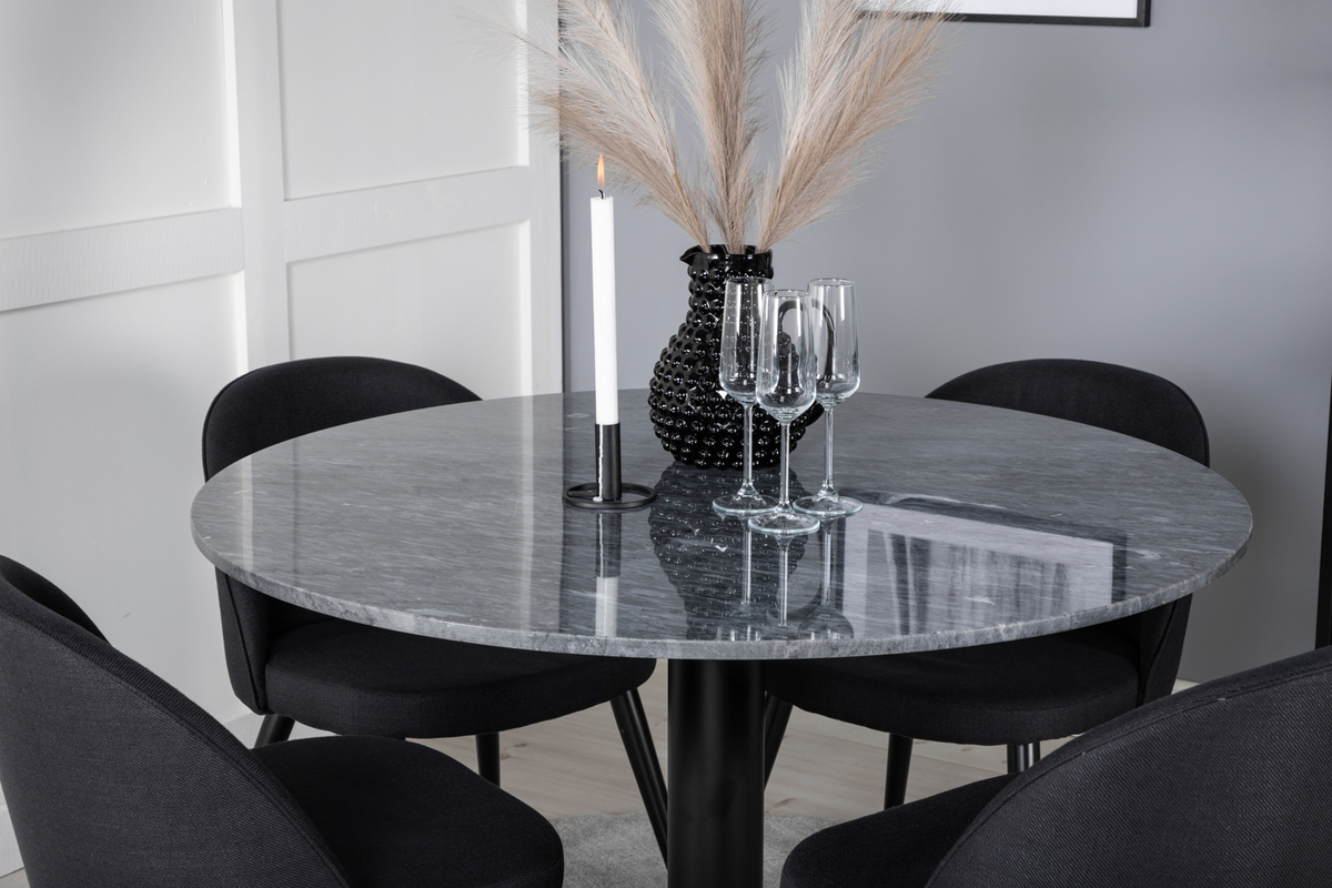 Eettafel 'Ebba' Rond 106cm - Grijs