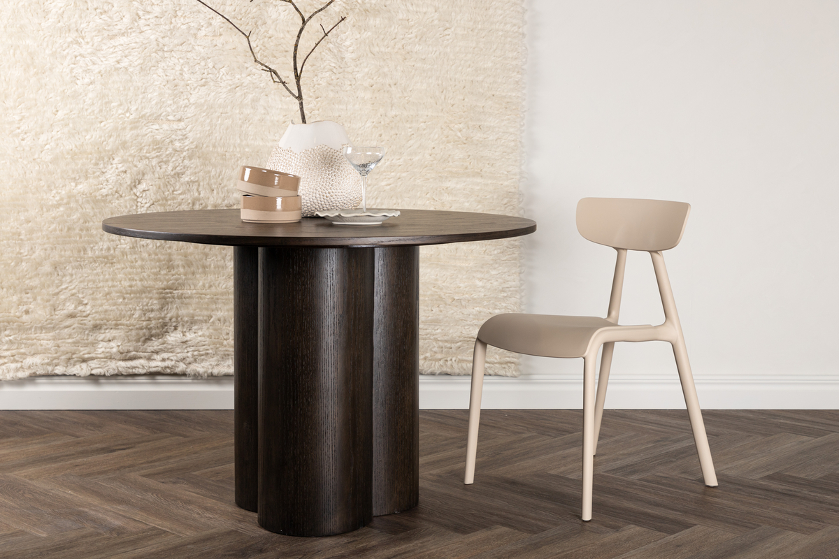 Eettafel 'Orsa' Rond 110cm - Suède