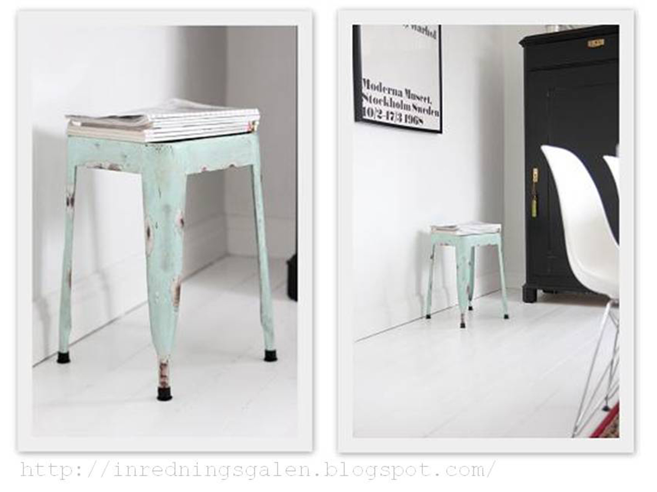 Kruk 'Marseille' 45cm - Turquoise