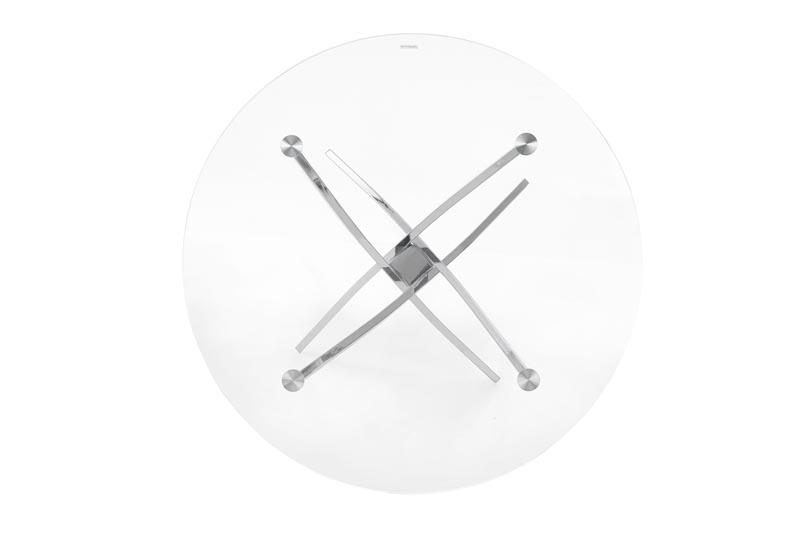 Eettafel 'Dania' Rond 100cm - Zilver