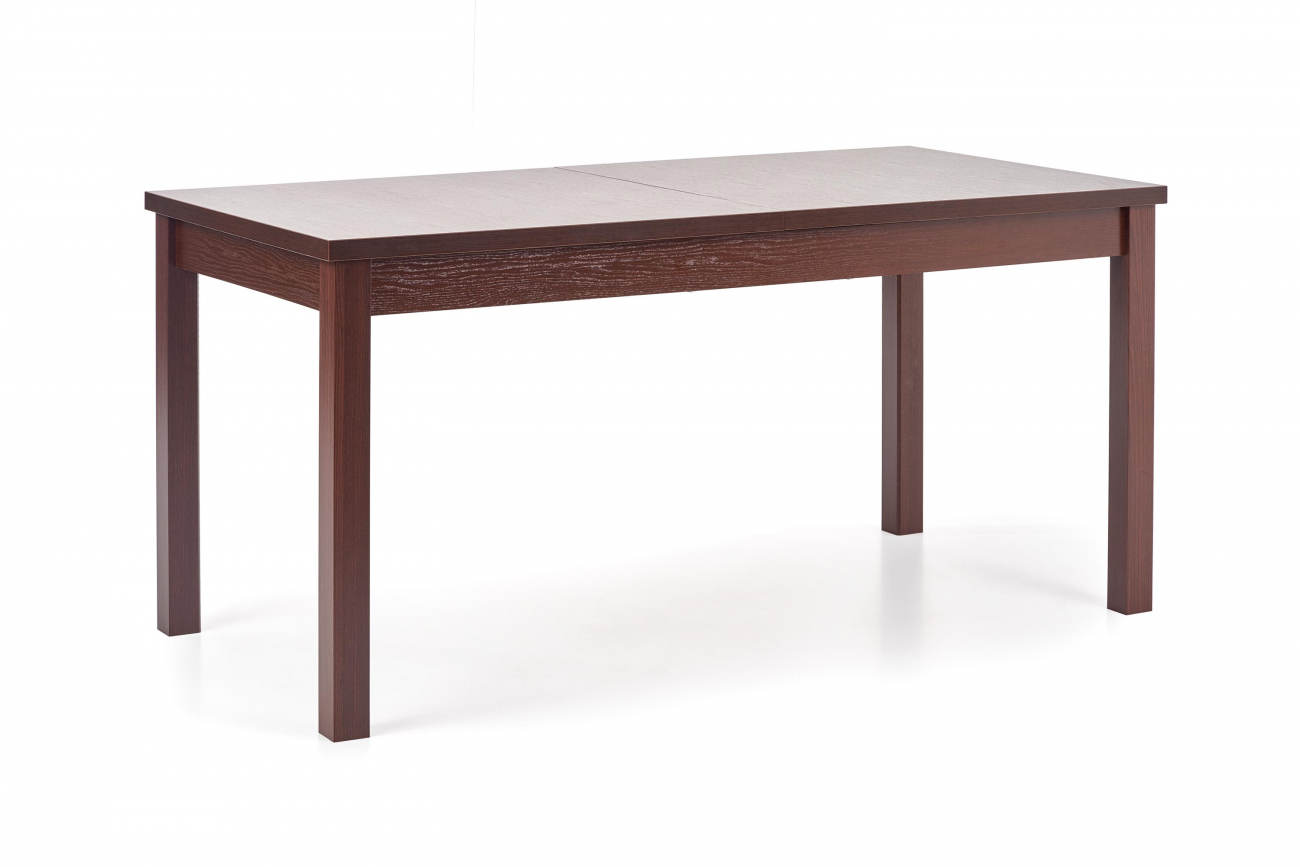 Eettafel 'Dark Walnut' 118-158x75cm - Donkerbruin