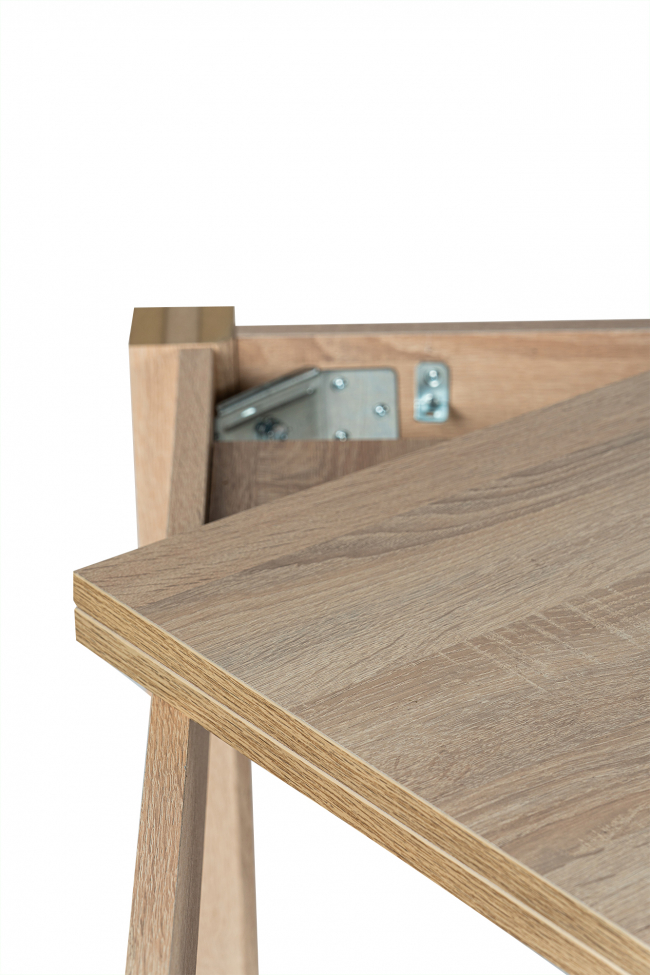 Eettafel 'Altea' 80-160x80cm - Eik