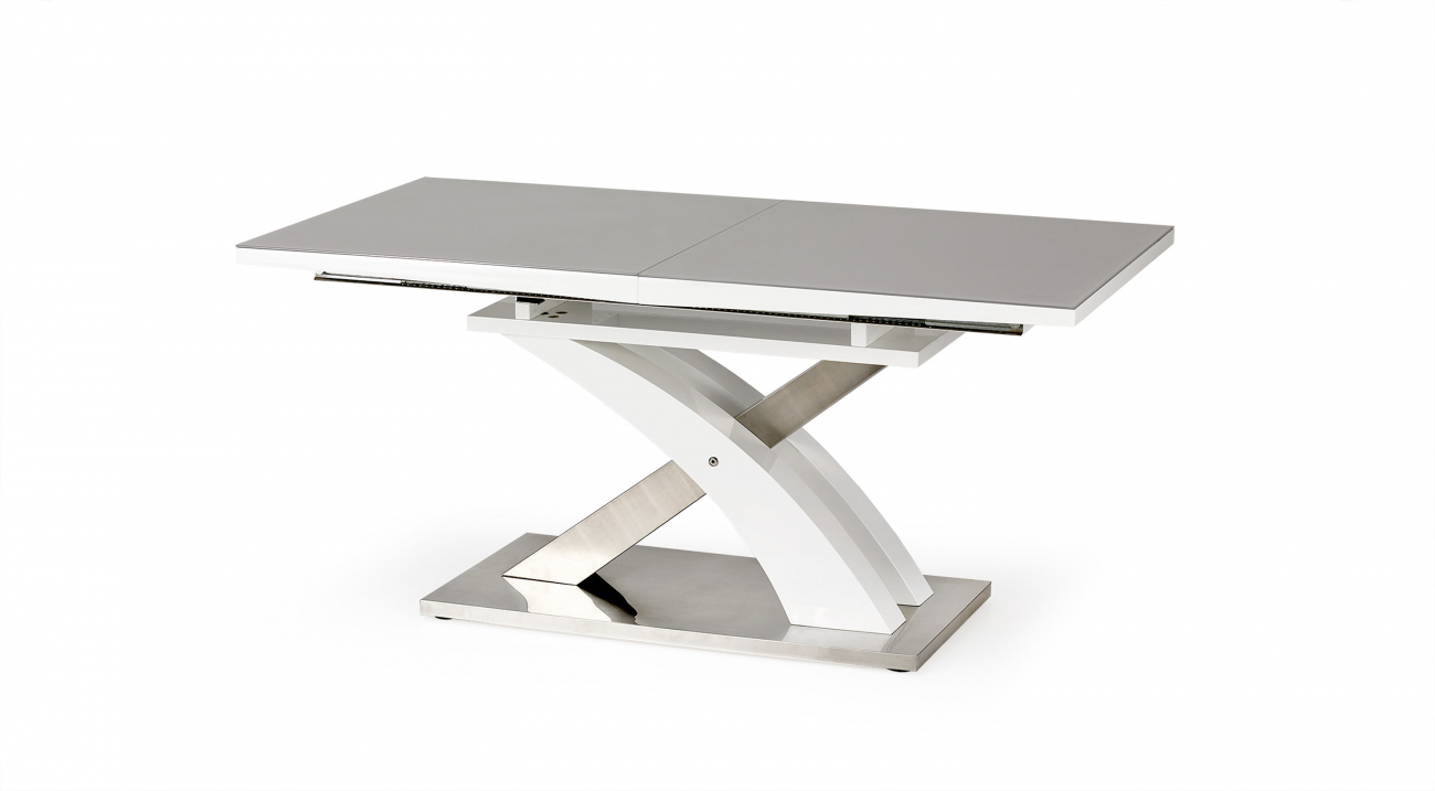 Eettafel 'Sandor' 160-220cm - Wit