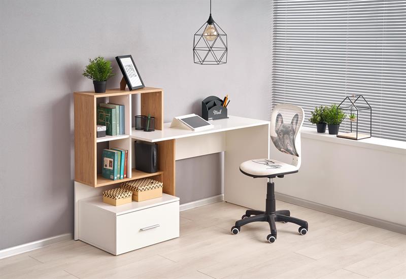 Bureau 'Grosso' - Wit/Natuur
