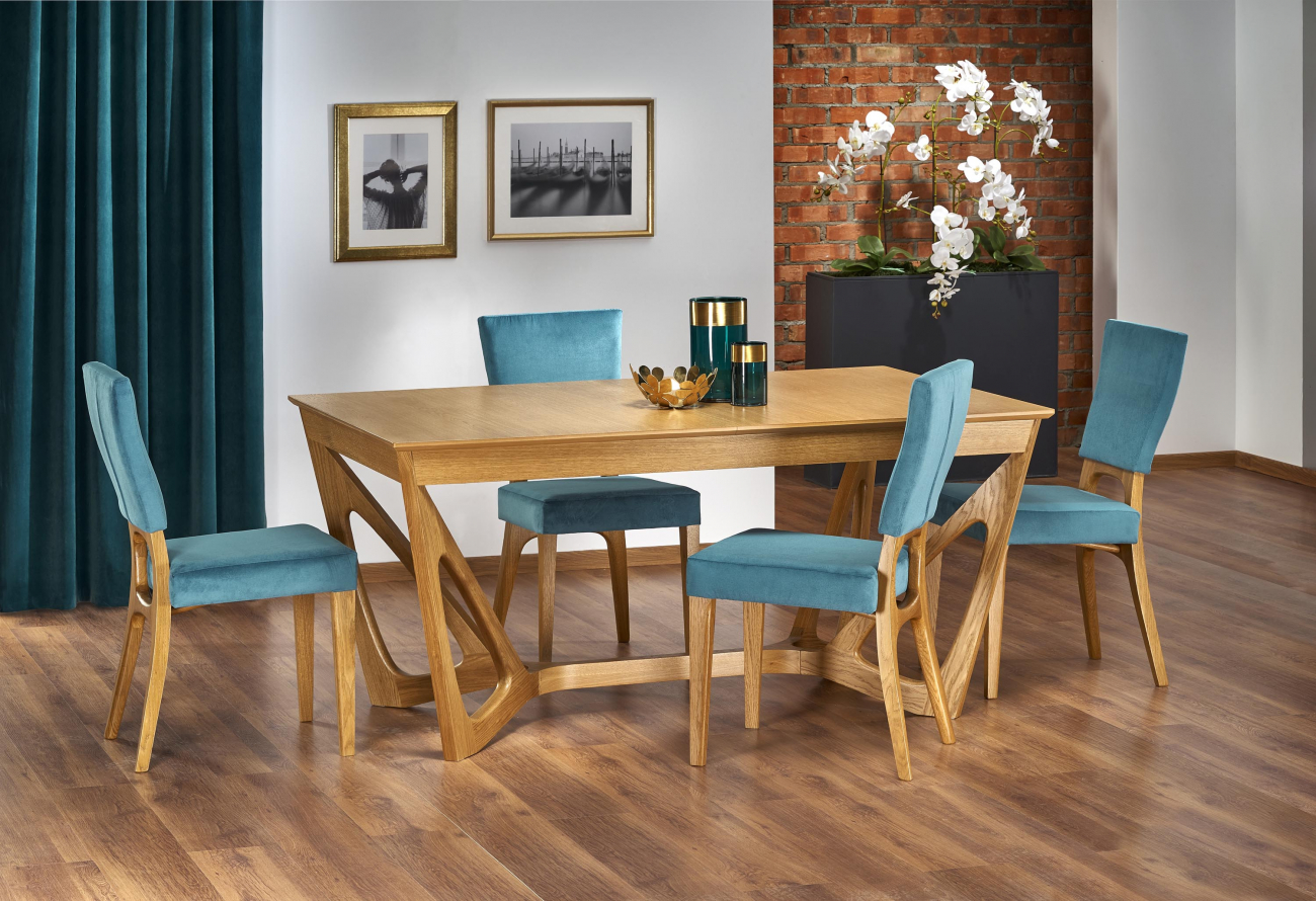 Eettafel 'Venanty' - Uittrekbaar Eik