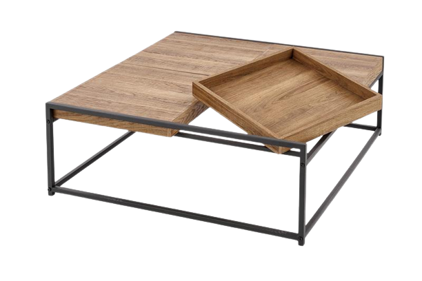 Salontafel 'Fregata' - Eik/Zwart