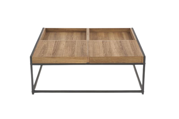 Salontafel 'Fregata' - Eik/Zwart