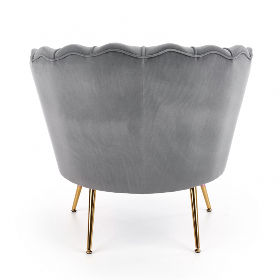 Fauteuil 'Schelp' - Grijs