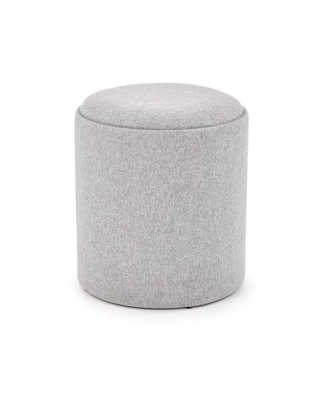 2-pack Zitpoef/Bijzettafel 'Aviko' - Grijs