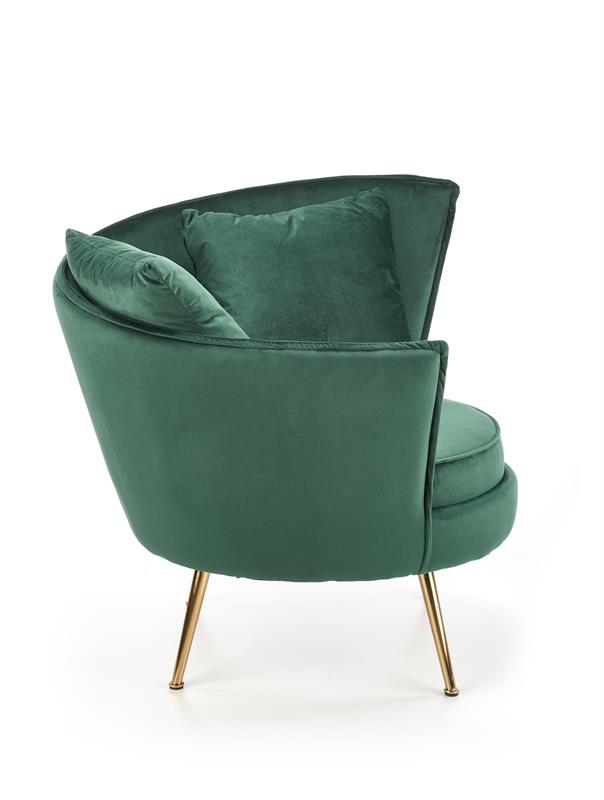 Fauteuil 'Almond' - Donkergroen