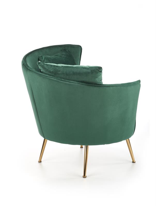 Fauteuil 'Almond' - Donkergroen