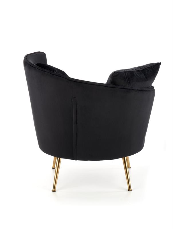 Fauteuil 'Almond' - Zwart