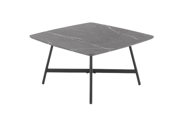 Salontafel 'Milos' - Zwart/Wit