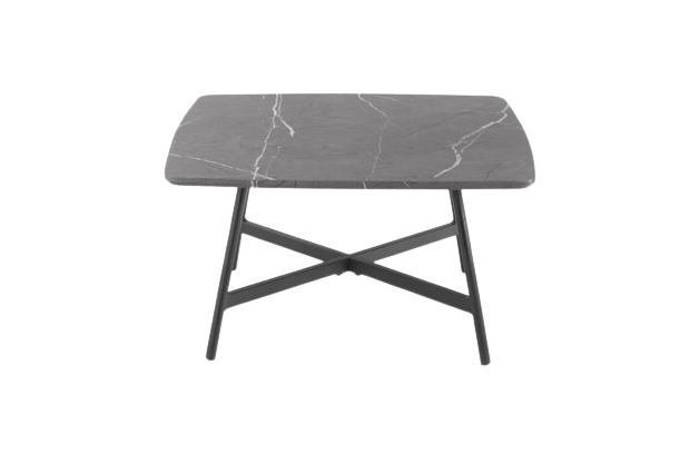 Salontafel 'Milos' - Zwart/Wit