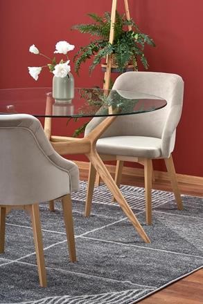Eettafel 'Ashmore' Rond 120cm - Eik
