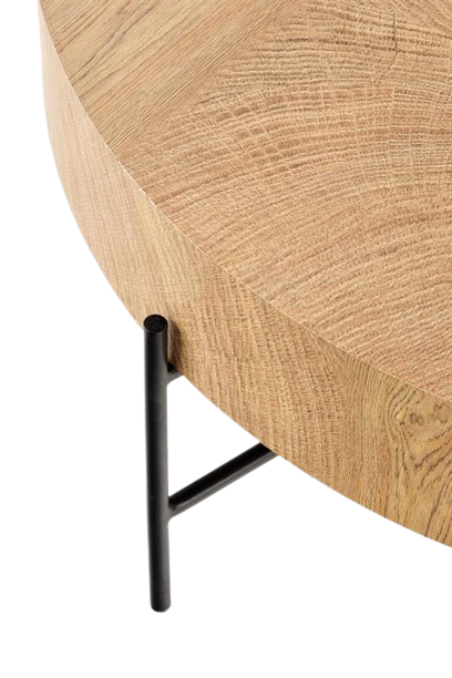 Salontafel 'Lapland' - Eik/Zwart