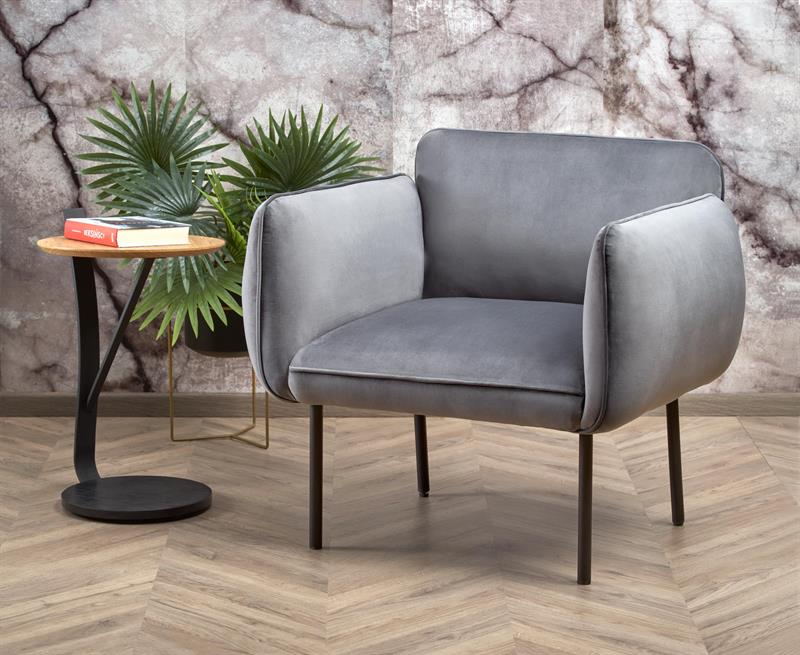 Fauteuil 'Cabra' - Grijs / Zwart