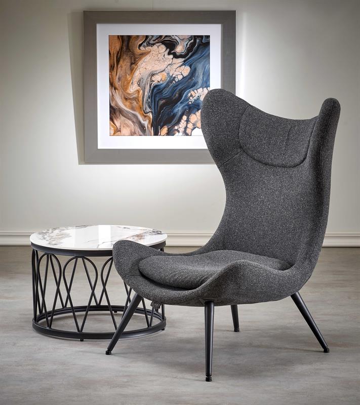 Fauteuil 'Alav' - Donkergrijs