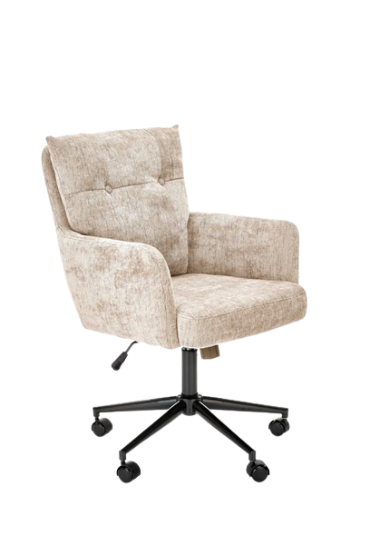 Bureau stoel 'Merida' - Beige/Zwart