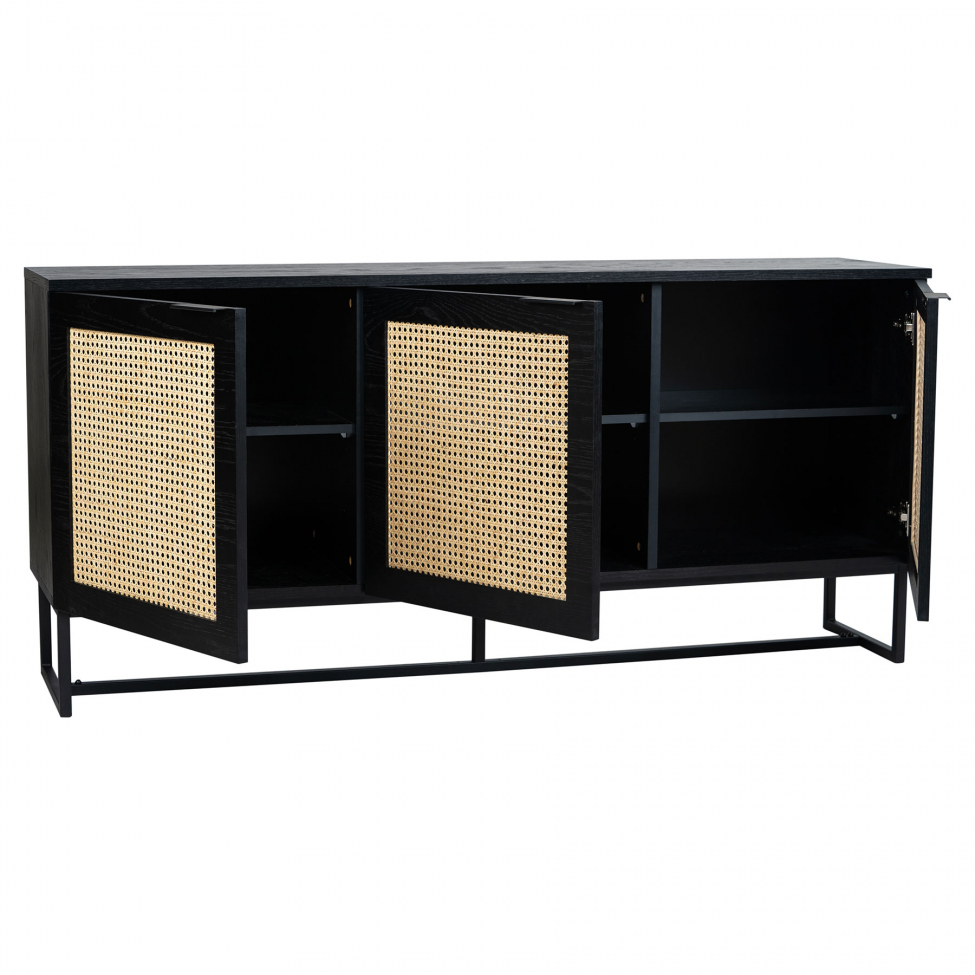 Sideboard 'Sailor' - Zwart/Natuur