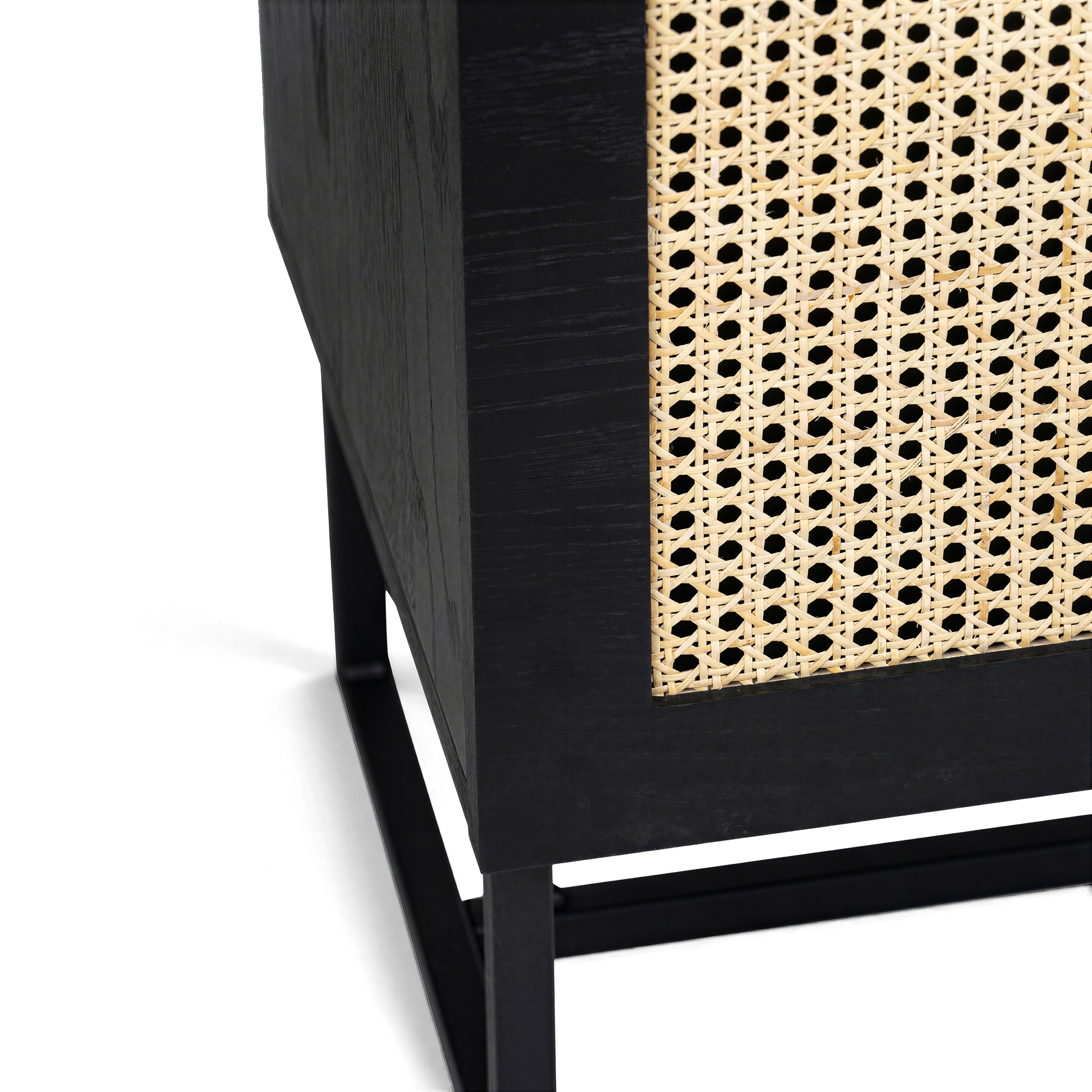 Sideboard 'Sailor' - Zwart/Natuur