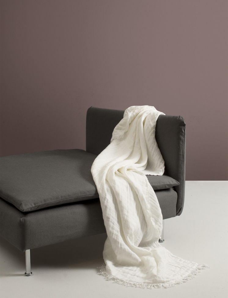 Deken 'Hannelin' 130x170 - Wit