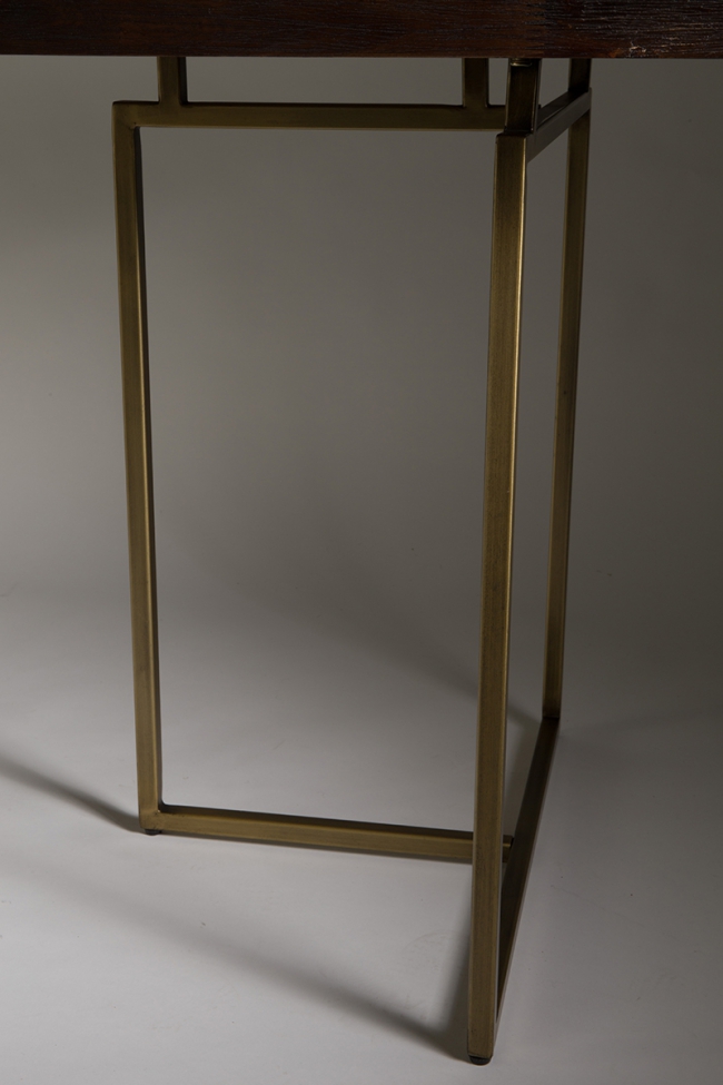 Eettafel 'Class' - 220x90cm - Bruin