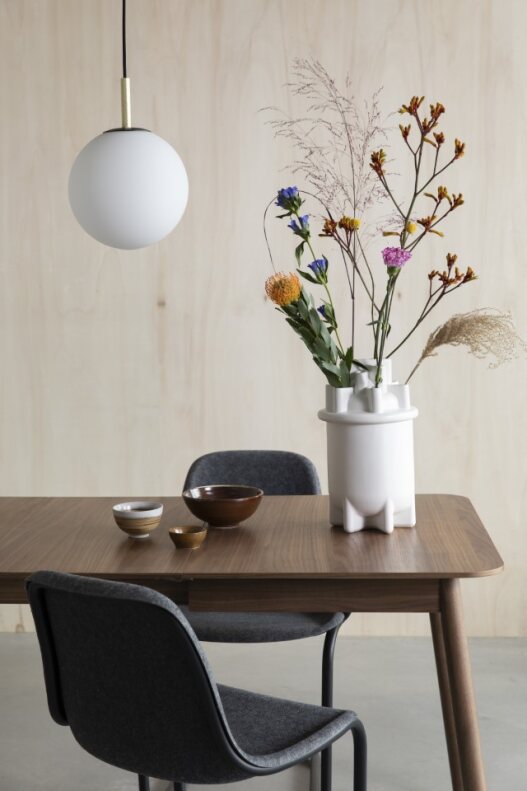 Tafel 'Glimpse' 120-162x80cm - Natuurlijk