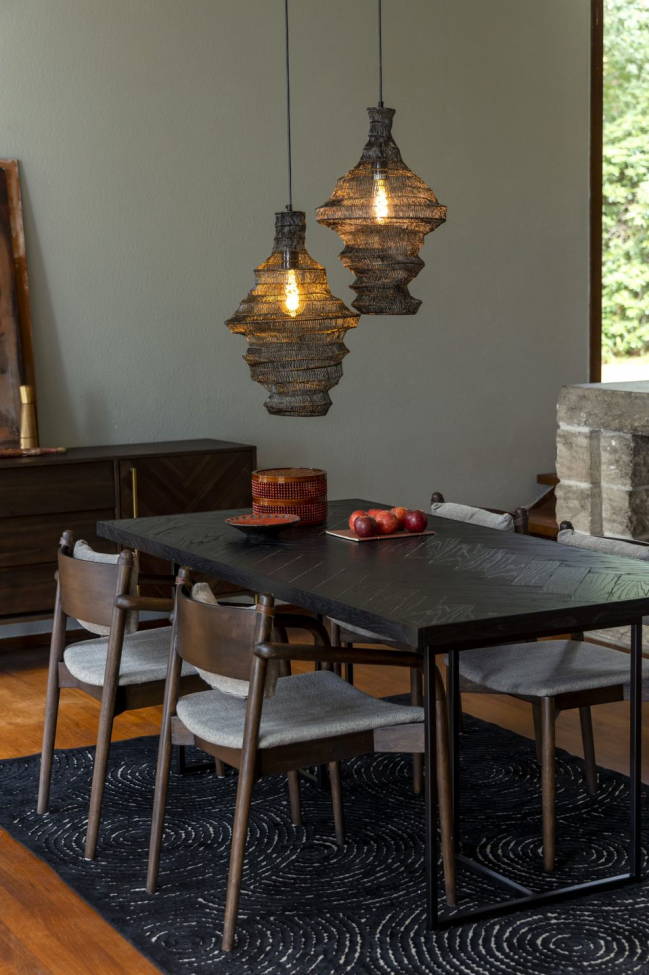 Eettafel 'Class' 180x90cm - Zwart