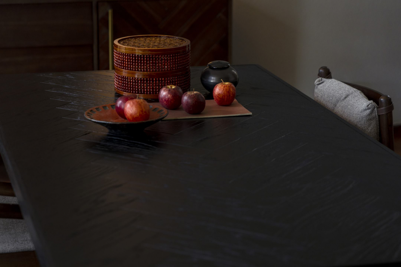 Eettafel 'Class' 220x90cm - Zwart