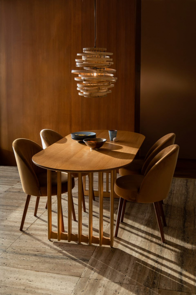 Uittrekbare tafel 'Barlet' 200-240x90cm - Natuur