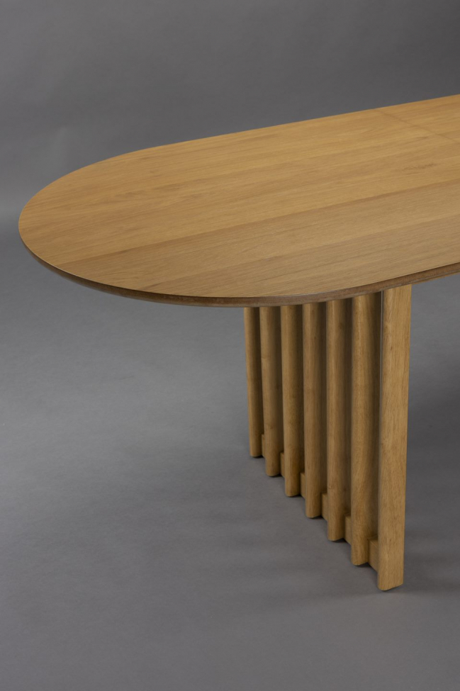 Uittrekbare tafel 'Barlet' 200-240x90cm - Natuur