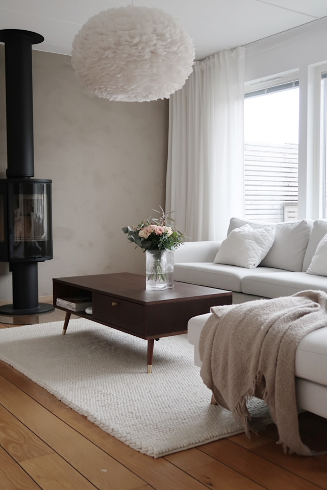 Salontafel 'Prime' - Walnoot/Messing