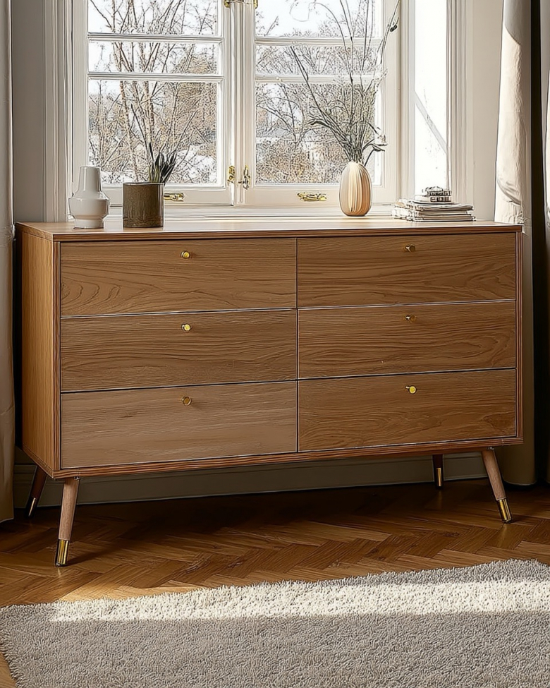 Lade 'Prime' 6 lades - Eiken