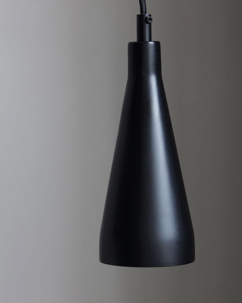 Plafondlamp 'Jammu' - Zwart