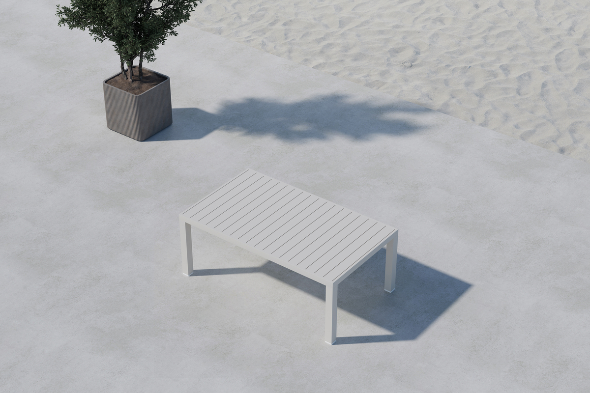 Tafel 'Capacabana' 120x45cm - Beige