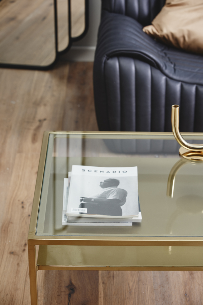 Salontafel 'ETNE' - Gouden
