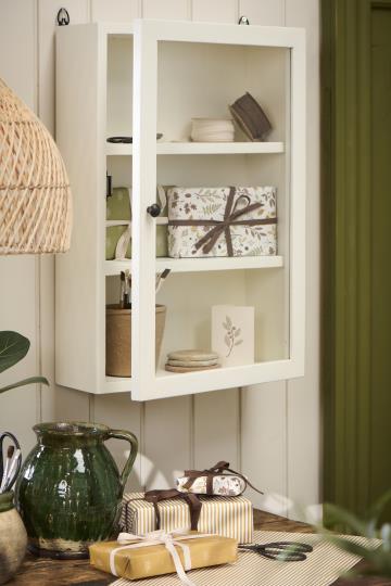 Wandkast 'Unique' - Wit gerecycled Hout/Vintage