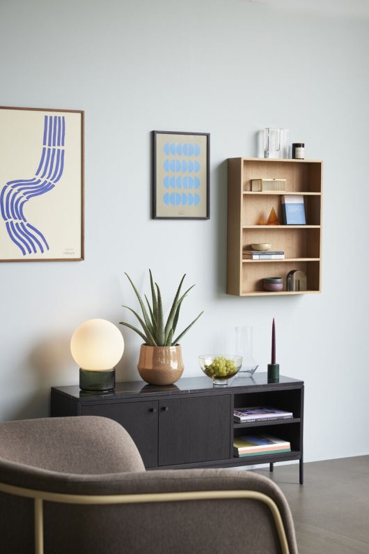 Console tafel 'Nobu' - Zwart