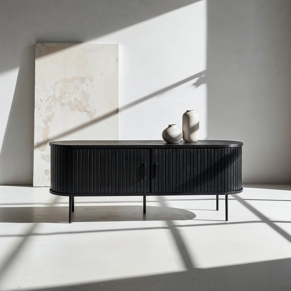 Tv-meubel 'Holmvik' - Zwart