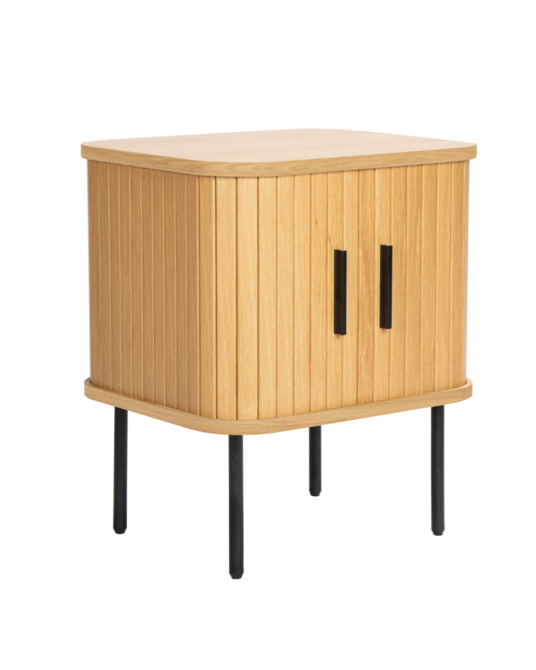 Nachttafel 'Holmvik' - Natuur/Zwart