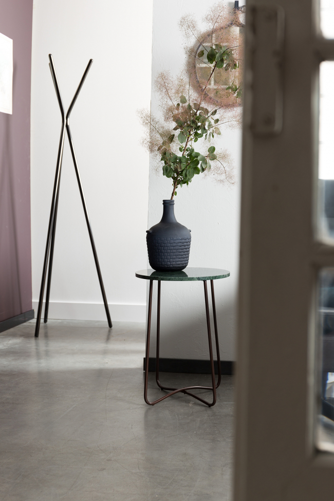 Bijzettafel 'Emerald' - Zwart/Groen