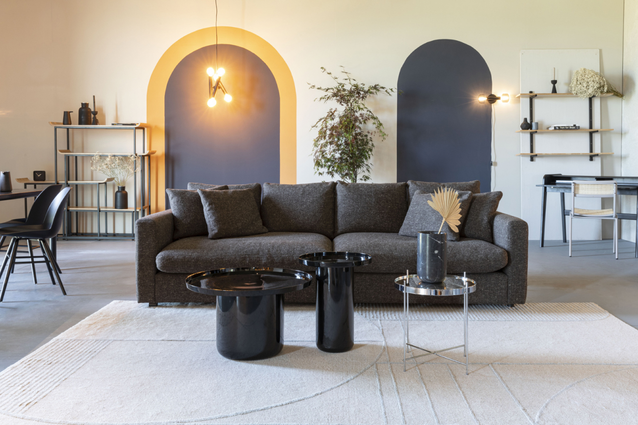Salontafel 'Shiny Bomb' - Zwart